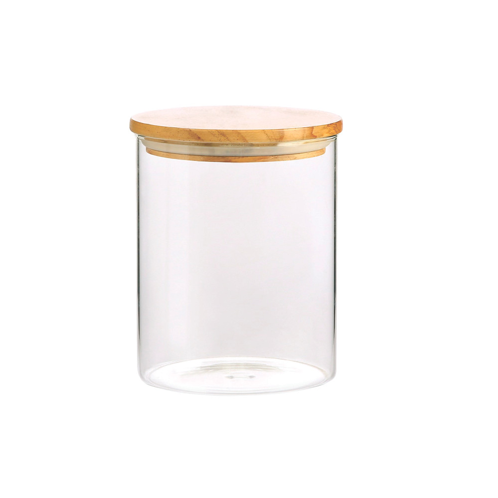 Jar With Bamboo Lid, BJ-810 – Max Home Ltd.